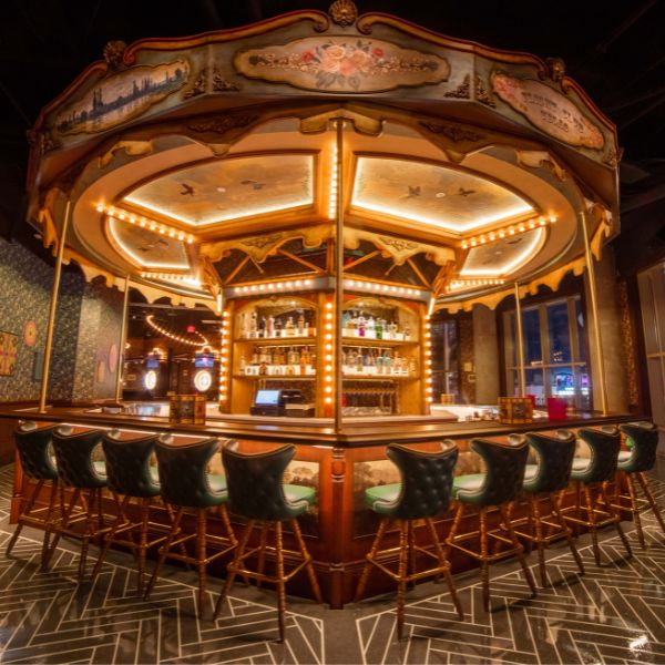 flight club carousel bar