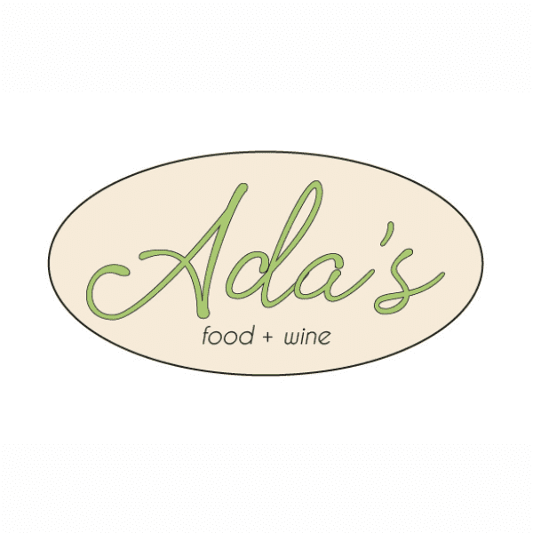 Ada's Food + Wine logo. Ada's is located in Tivoli Village in the Summerlin area.