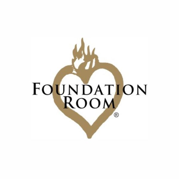 Foundation Room logo. The Foundation Room is located at the top of Mandalay Bay on the Las Vegas Strip.