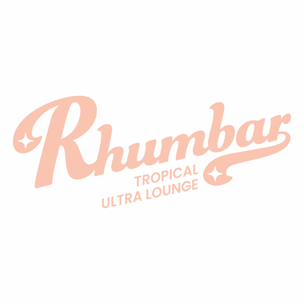 Rhumbar Tropical Ultra Lounge logo. Rhumbar is located in The Mirage (currently) soon to be Hard Rock Las Vegas.